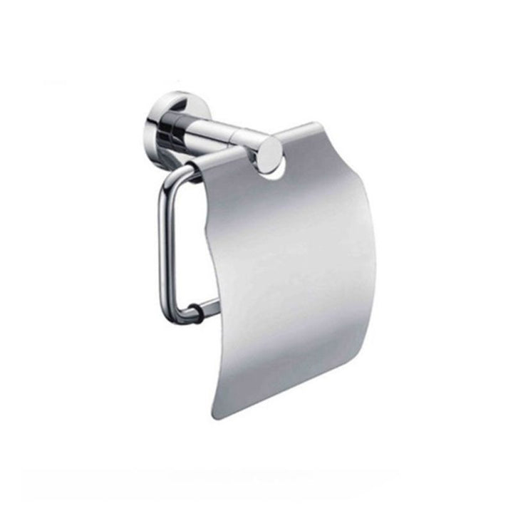 BowLift | Polished Chrome Modern Bathroom Accessories Set with Towel Bar/Paper Holder