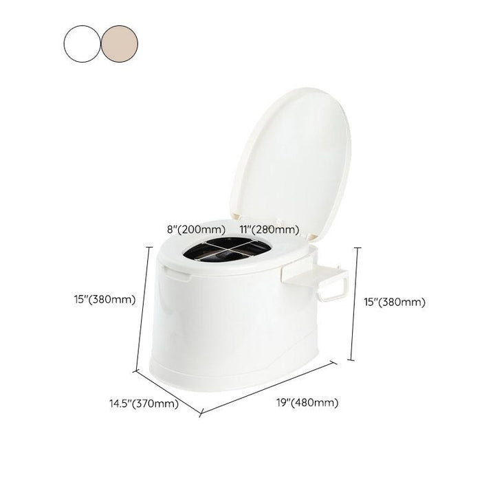 BowLift | Floor-mounted All-in-One Toilet Contemporary Plastic Flush Toilet