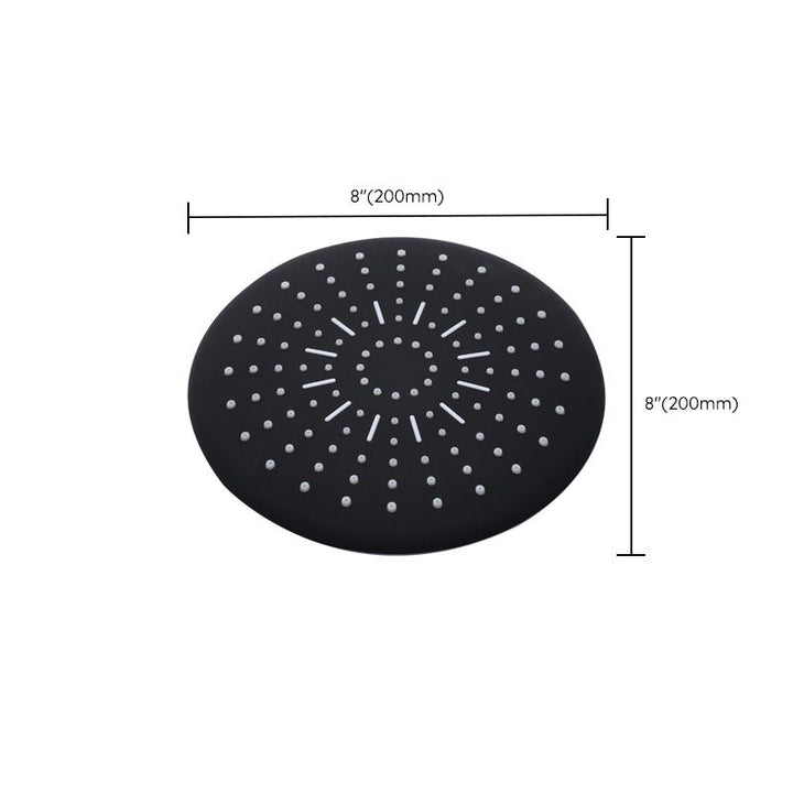 BowLift | Contemporary Style Shower Head Plastic Fixed Shower Head in Round and Square Shape