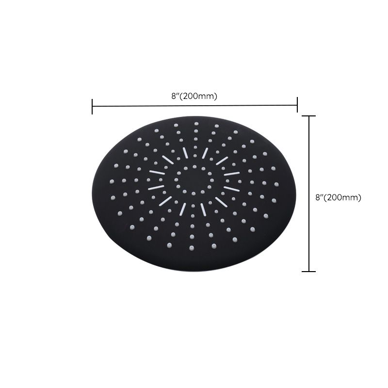 BowLift | Contemporary Style Shower Head Plastic Fixed Shower Head in Round and Square Shape