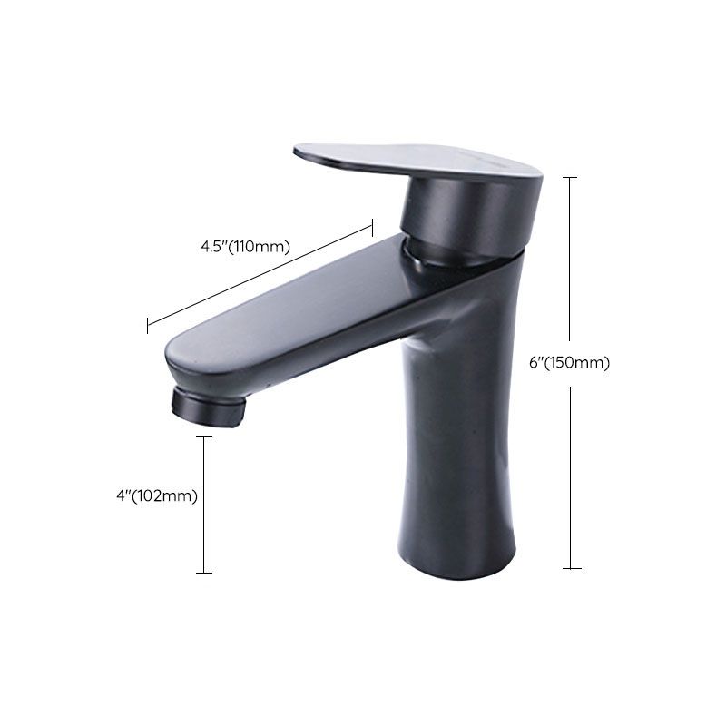 BowLift | Contemporary Stainless Steel Sink Faucet Lever Handles Low Arc Sink Faucet