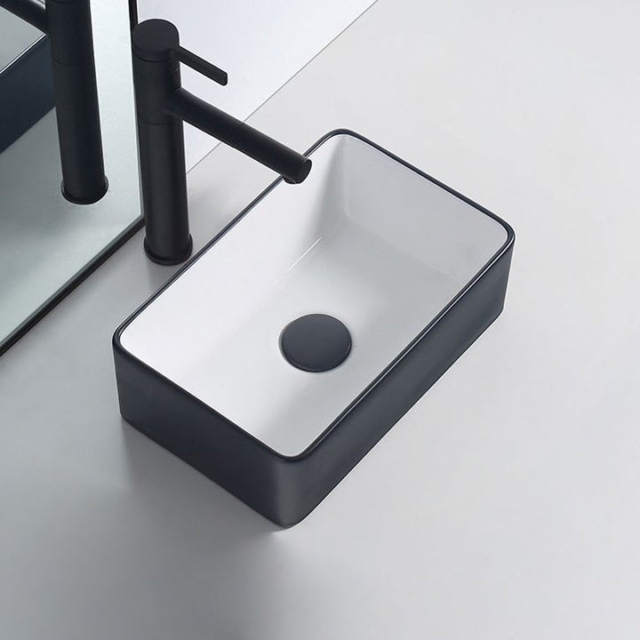 BowLift | Modern porcelain floor washbasin Rectangular washbasin for the bathroom