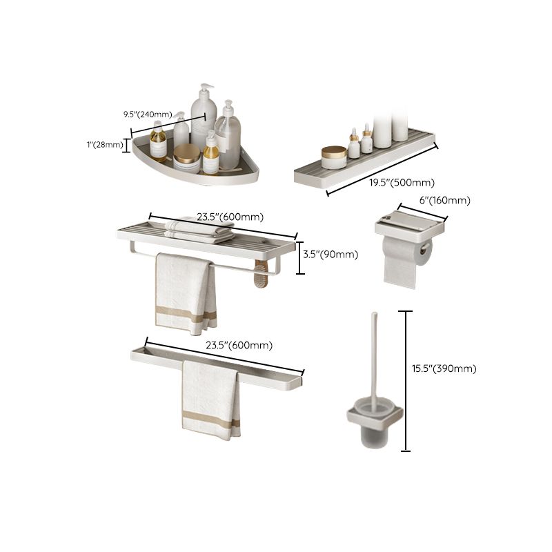 BowLift | Modern Bathroom Accessories Set Paper Holder Bathroom Shelf Bathroom Accessories Kit
