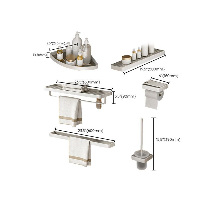 BowLift | Modern Bathroom Accessories Set Paper Holder Bathroom Shelf Bathroom Accessories Kit