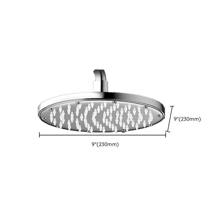 BowLift | Modern Showerhead Combination Double Showerhead Polished Stainless Steel Wall Mounted Showerhead