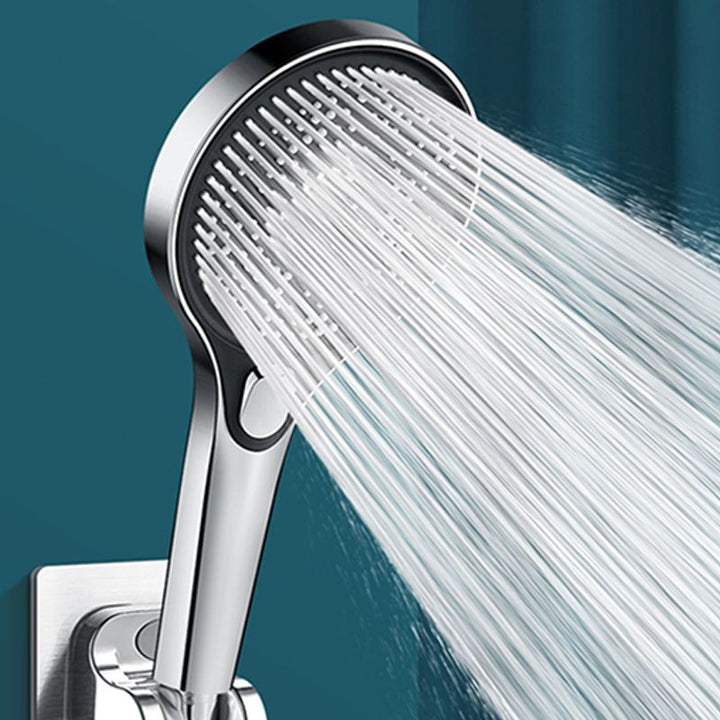 BowLift | Modern Round Hand Shower Adjustable Spray Pattern Wall Mounted Hand Shower