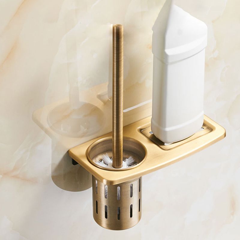 BowLift | Vintage Bronze Bathroom Accessories Set Brushed Brass Towel Bar/Paper Holder/Bath Shelf