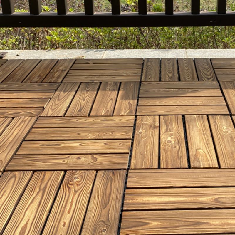 BowLift | Outdoor composite decking tiles with snap-in stripe detail kit decking tiles