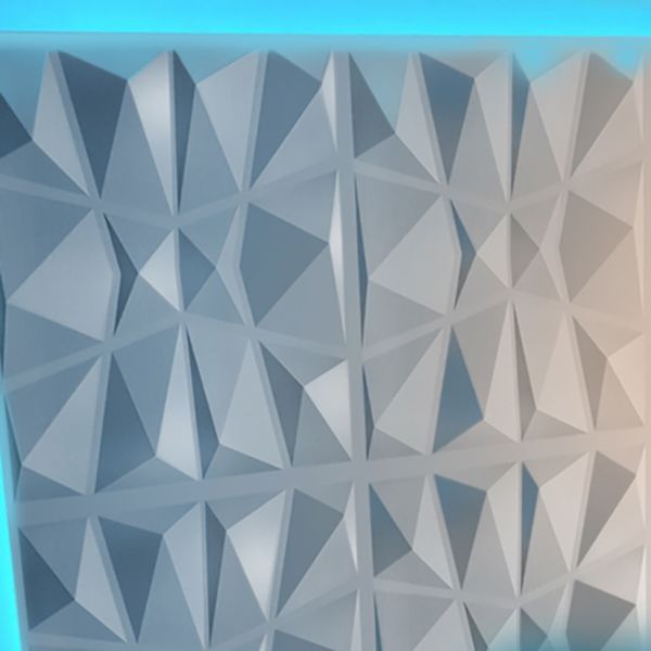 BowLift | Modern Zinc Back Wall Panel Smooth Upholstered Wall Ceiling in Black and White