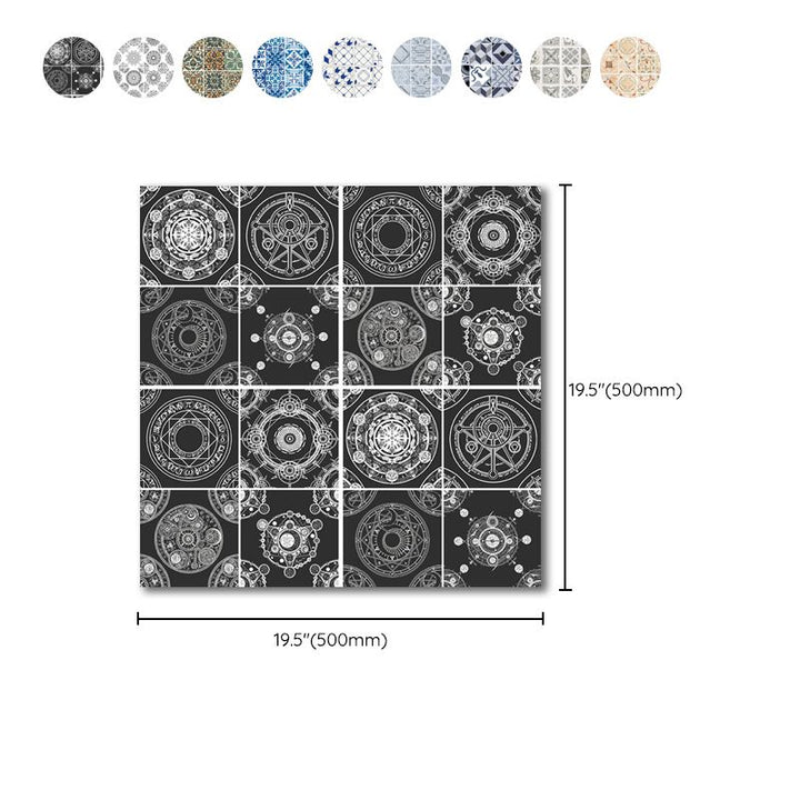 BowLift | Spanish Pattern Single Tile Mold Resistant Peel & Stick Tile for Splashback
