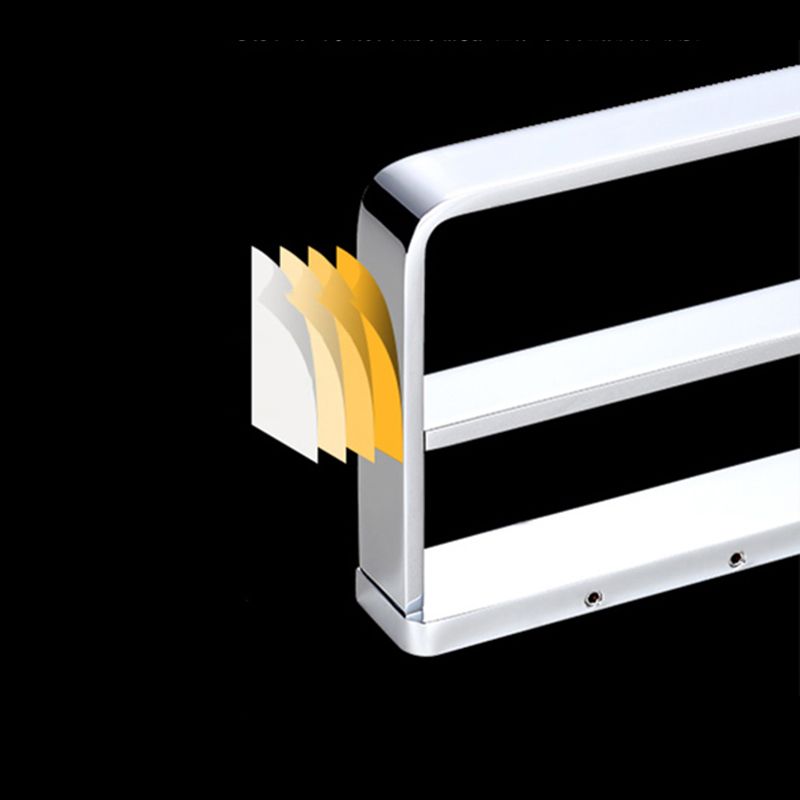 BowLift | Chrome brass modern bathroom accessory set with towel bar/ ring/ paper holder & bathrobe hook