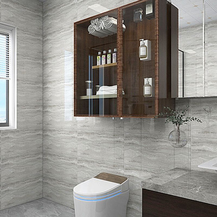 BowLift | Contemporary Style Wallpaper Single Panel Bathroom Wallpaper with Rectangular Shape