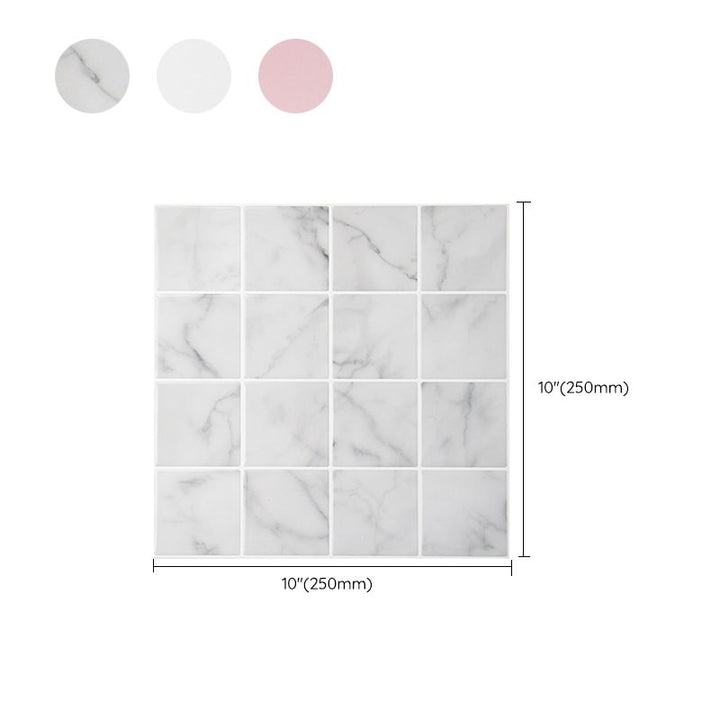 BowLift | Modern Wallpaper Peel and Stick Backsplash Tile PVC Peel and Stick Tile for the Bathroom