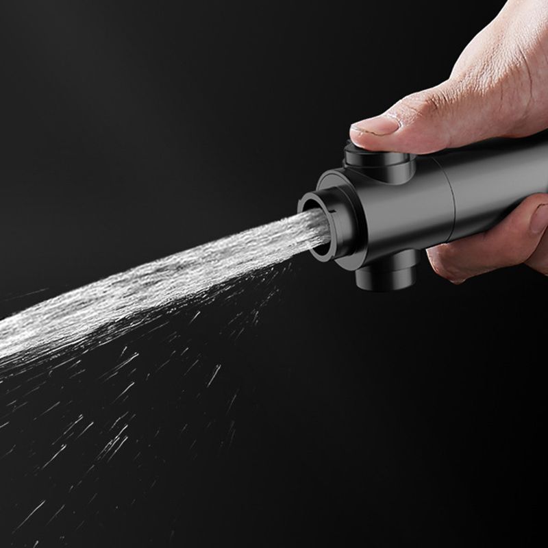 BowLift | Bathroom Shower Head 5-Stream Round Hand Shower Holder Wall Mount Shower Head