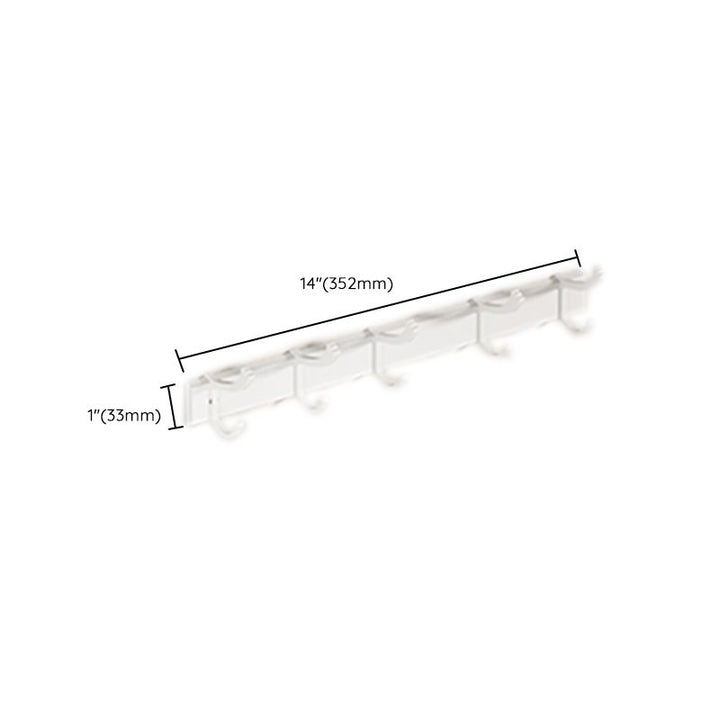 BowLift | Contemporary bathroom accessory set made of matte stainless steel-aluminum with bathrobe hook/bath shelf