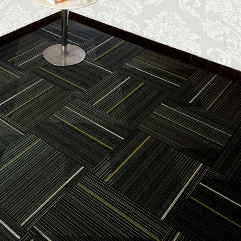 BowLift | Dark Color Level Loop Carpet Tile Non-Slip Self-Adhesive Indoor Office Carpet Tiles