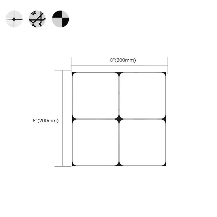 BowLift | Square Peel and Stick Back Wall Tile PVC Peel and Stick Tile for the Kitchen