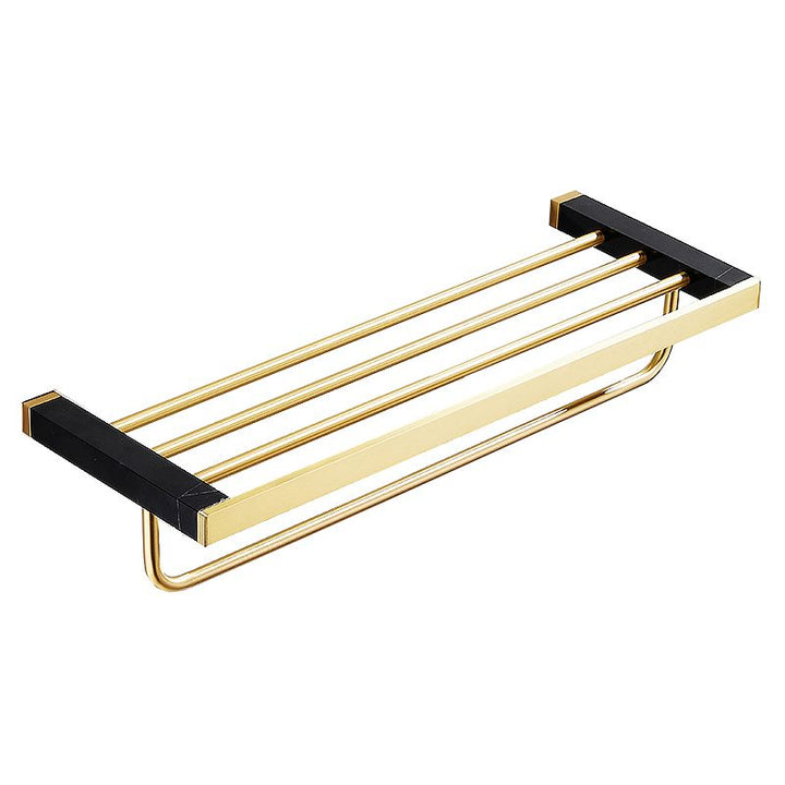BowLift | Metal and Marble Bathroom Minimalist Accessory as a Single Piece or in a Set in Gold