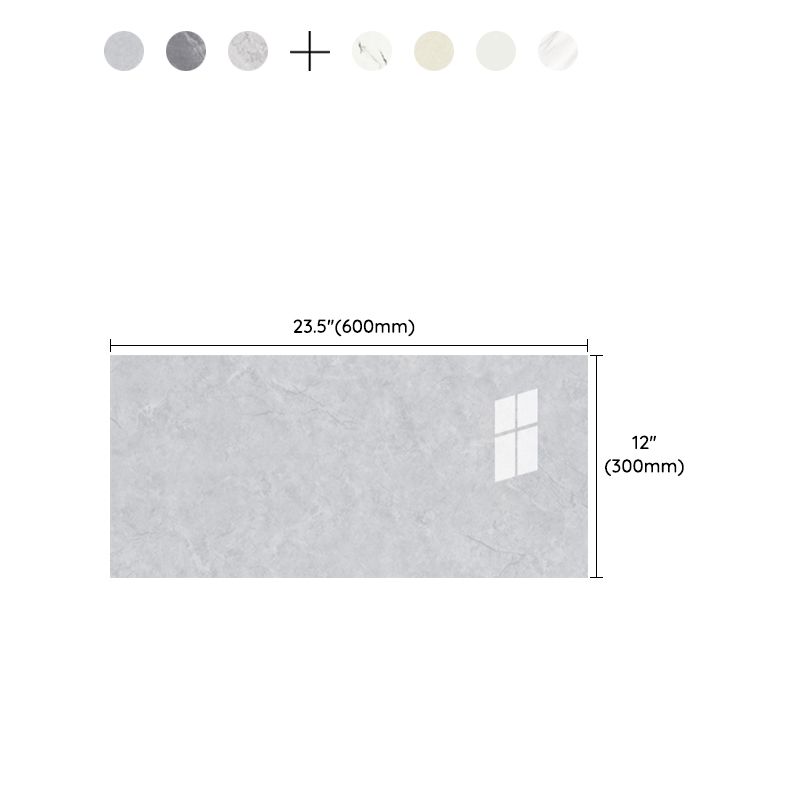 BowLift | 12" X 23" PVC rectangular Peel and Stick wall tile kitchen and bath backsplash