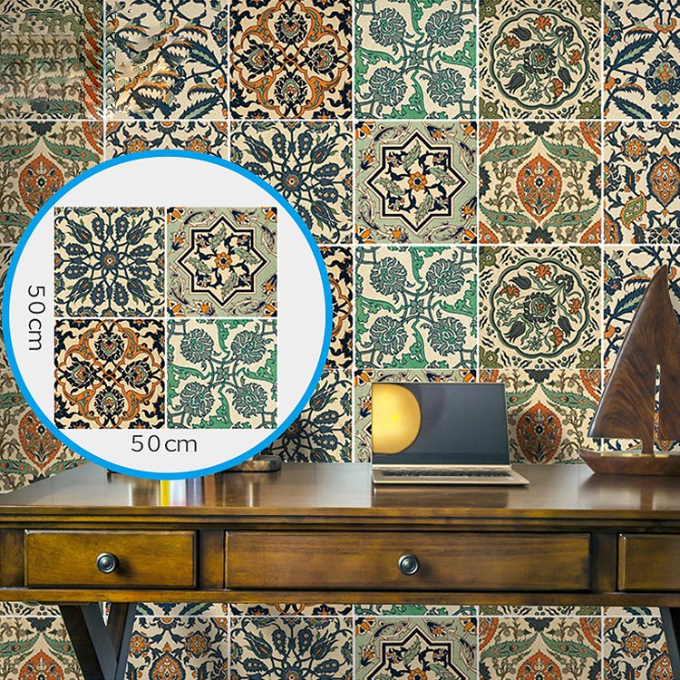 BowLift | Spanish Pattern Single Tile Mold Resistant Peel & Stick Tile for Splashback