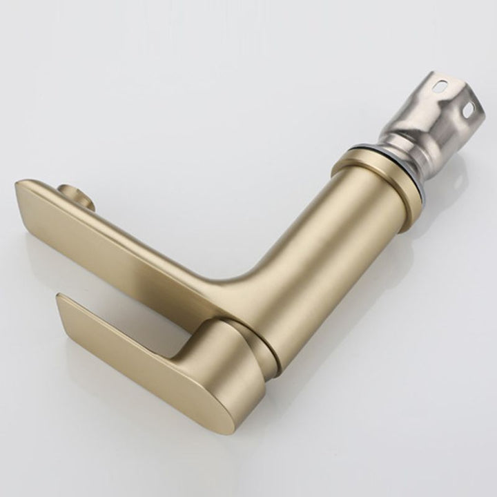 BowLift | Modern Brass Sink Faucet Single Hole Bathroom Faucet Lever Handle Tap