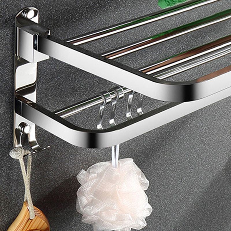 BowLift | Classic Polished Chrome Bathroom Accessory Set Towel Holder/Paper Holder/Robe Hooks Included
