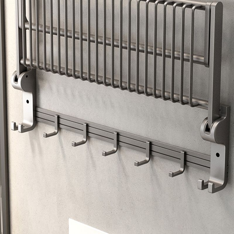 BowLift | Modern Gray Bathroom Set Paper Holder Bathroom Shelf Bathroom Hardware Set