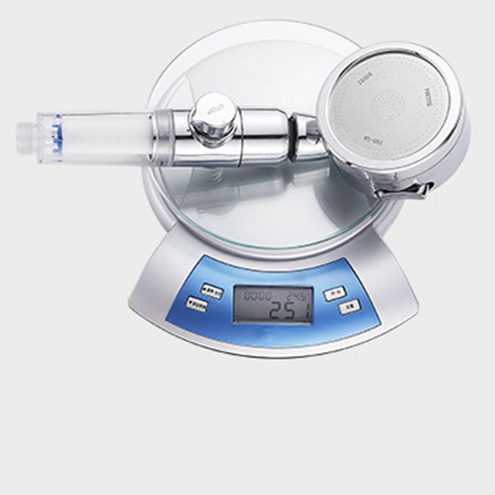 BowLift | Modern Handheld Showerhead Silver Round Standard Showerheads
