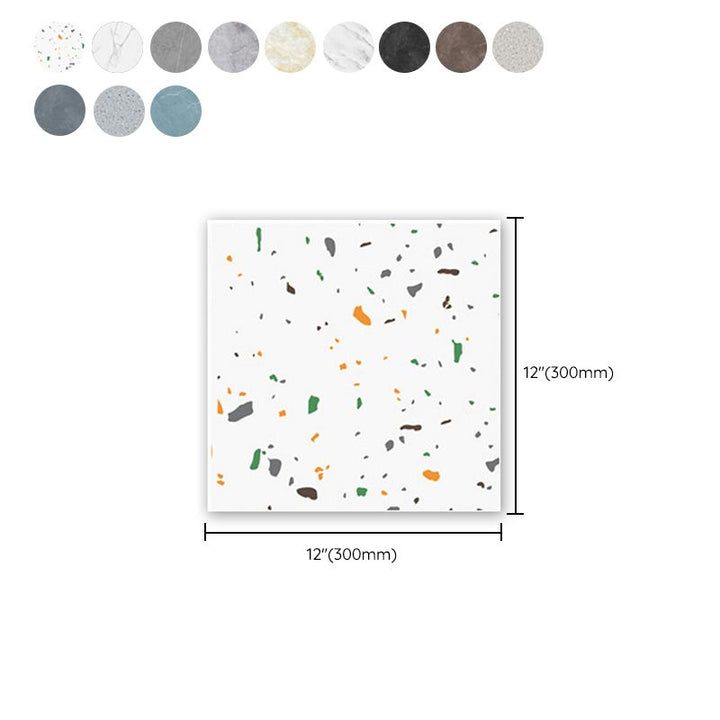 BowLift | Modern PVC Peel and Stick Tile Floor Marble Look Mold Resistant Vinyl Tiles