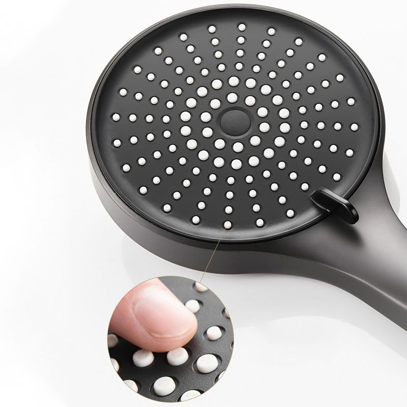 BowLift | Plastic Handheld Shower Head Round Handheld Showerhead with Self-Cleaning