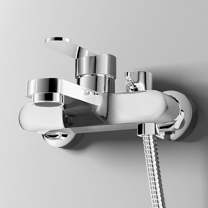 BowLift | Popular Wall-Mounted Bathtub Faucet Fixed Lever Handle Bathtub Filler Trim