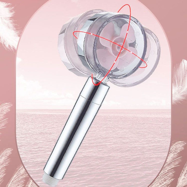 BowLift | Contemporary Shower Head Combination Hand Shower Plastic Wall Mount Silver Shower Head