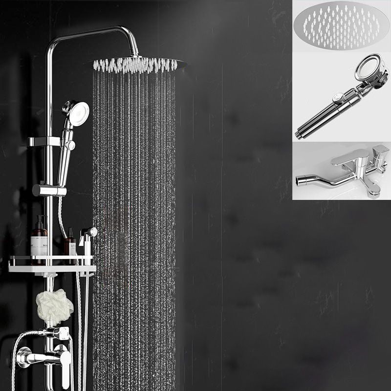 BowLift | Wall-mounted rectangular shower system Stain-resistant copper Modern shower system