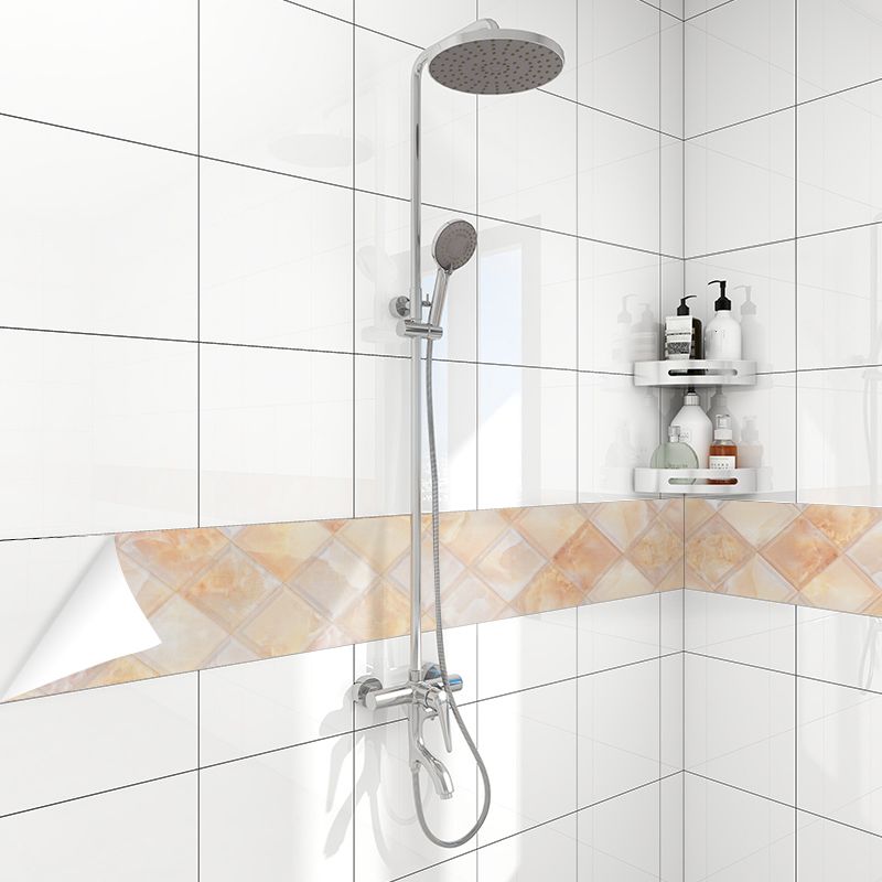 BowLift | Modern splash guard tile marble print splash guard tile for peeling and sticking for the bathroom