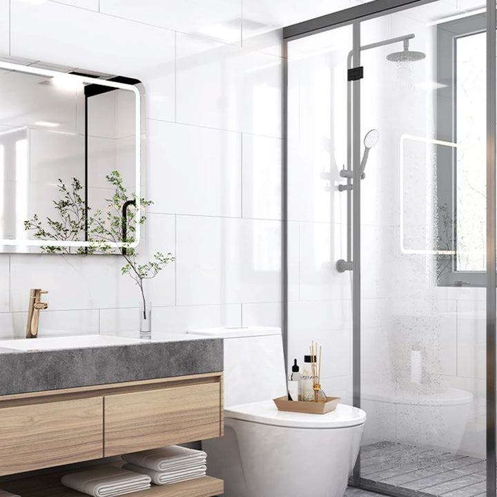 BowLift | Rectangular Marble Peel & Stick Tile Stain Resistant Single Tile for Bathroom Backsplash