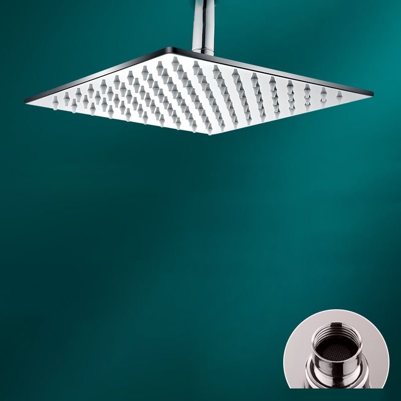 BowLift | Black round fixed shower head Modern design wall-mounted shower head