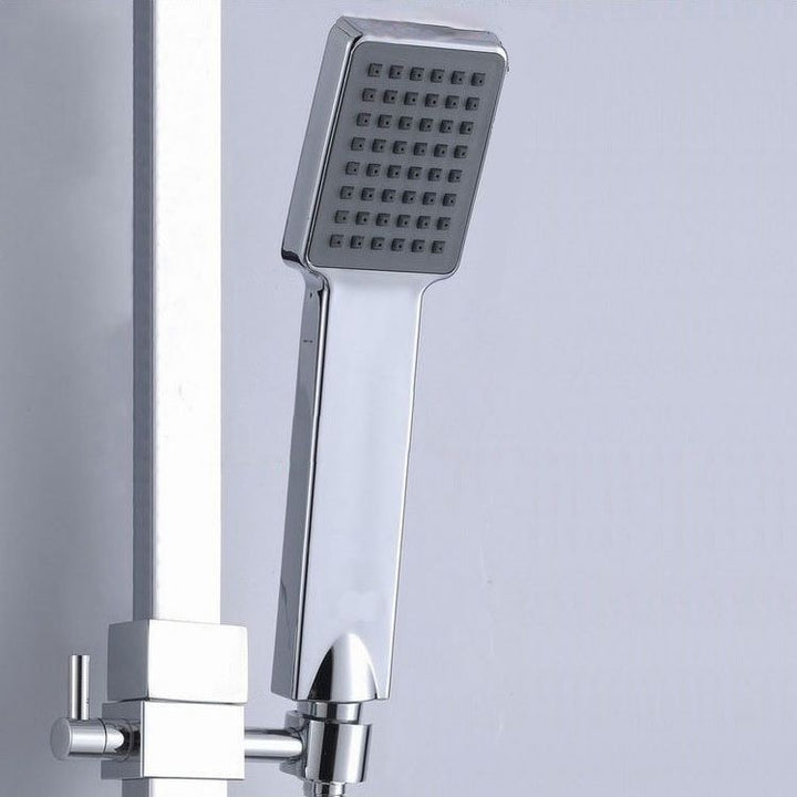 BowLift | Modern Handheld Supercharged Showerhead Square Turbo Spray Head
