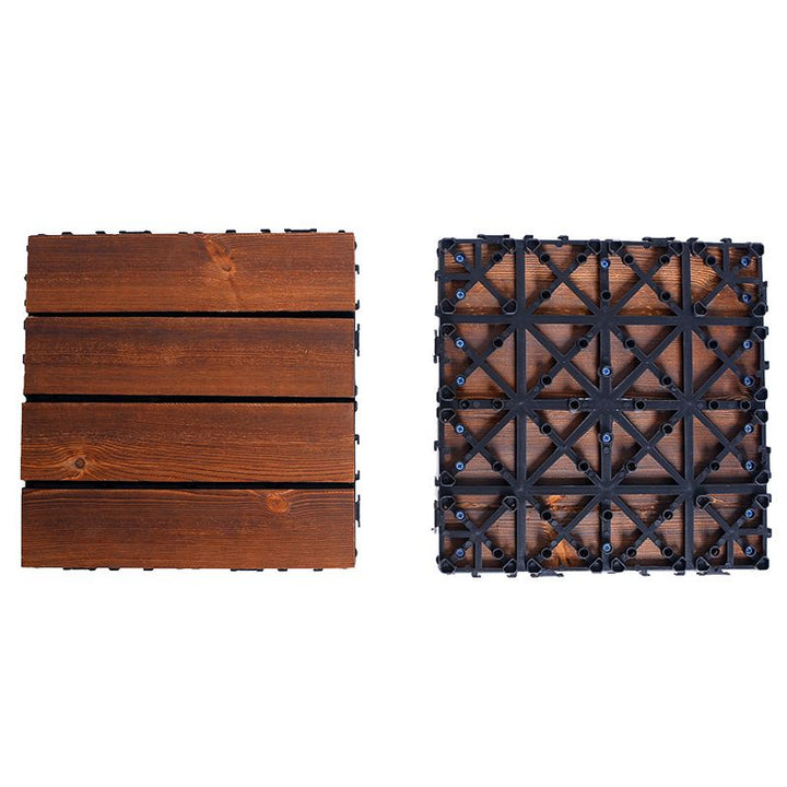 BowLift | Wood Deck/Patio Floor Tiles with Click Installation Floor Slabs Tiles