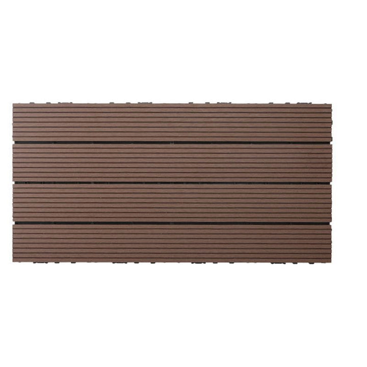 BowLift | Wire brushed wooden floor tiles Click-Lock engineered wood for patio garden