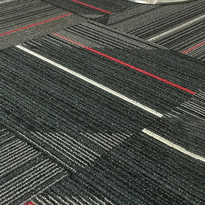 BowLift | Dark Color Level Loop Carpet Tile Non-Slip Self-Adhesive Indoor Office Carpet Tiles