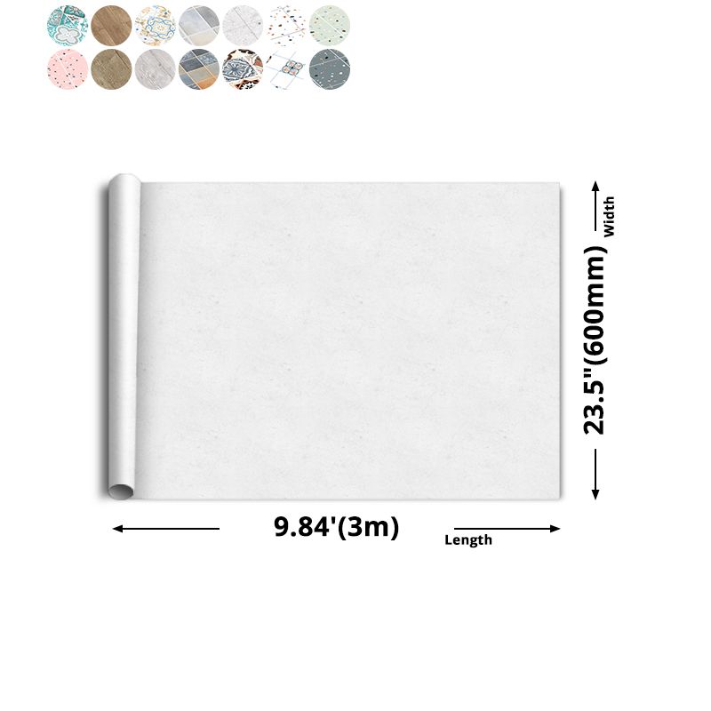 BowLift | Bathroom Square PVC Flooring 24" x 118" x 4mm Peel and Stick Vinyl Flooring