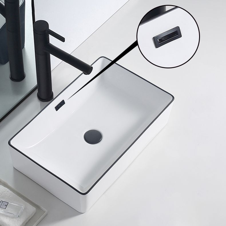 BowLift | Modern porcelain floor washbasin Rectangular washbasin for the bathroom