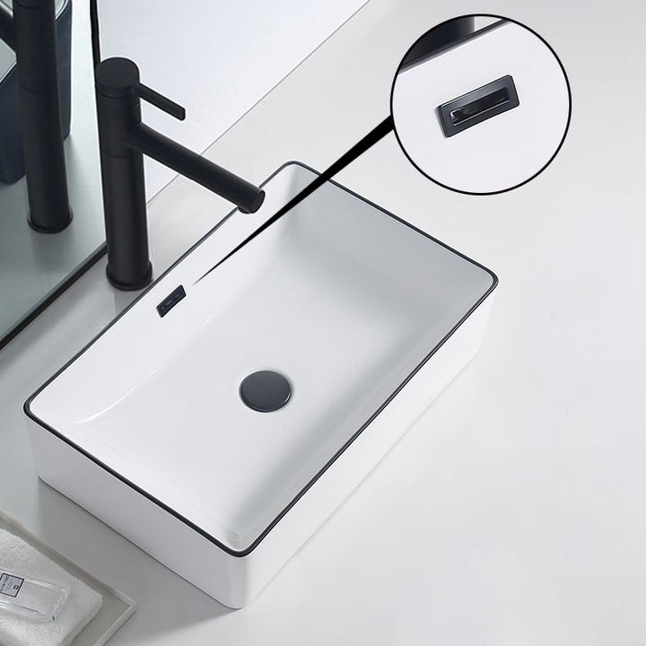 BowLift | Modern porcelain floor washbasin Rectangular washbasin for the bathroom