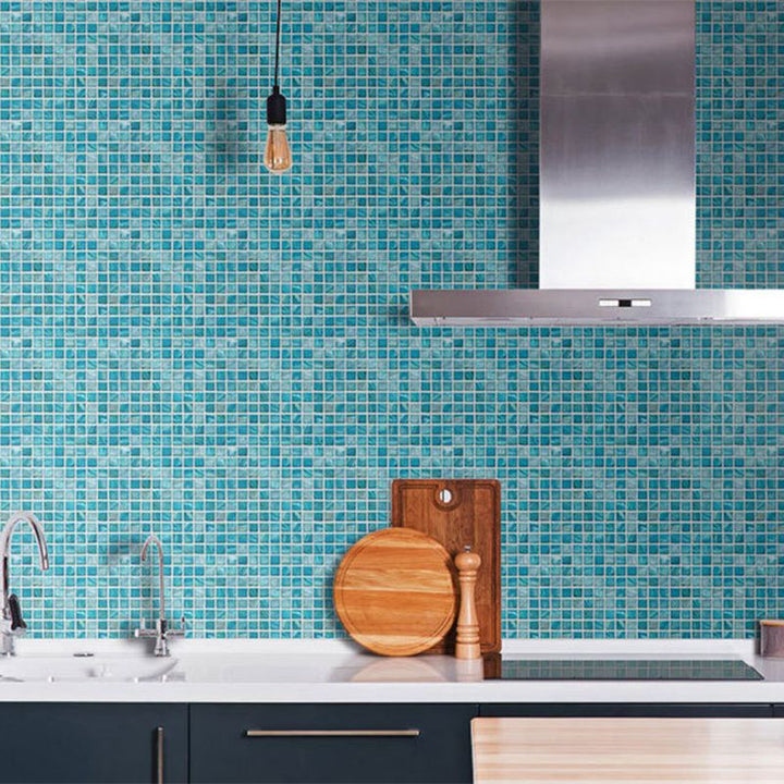 BowLift | Peel and Stick Mosaic Tile Waterproof Square Peel and Stick Tile for the Kitchen 20-Pack