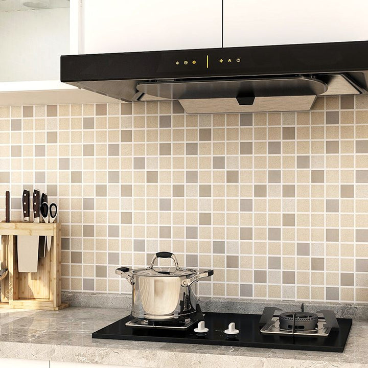 BowLift | Modern Peel and Stick Wall Covering PVC Mosaic Tiles Field Tiles for the Kitchen