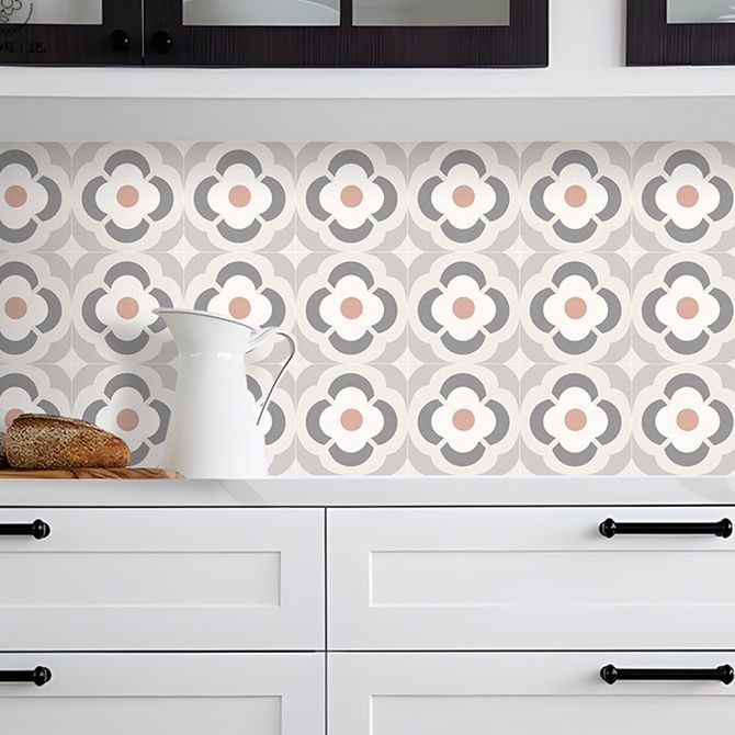 BowLift | Square Peel-and-Stick Backsplash PVC Field Tiles Wallpaper with Waterproof