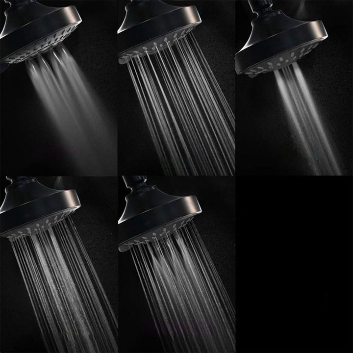 BowLift | Round metal shower head Traditional adjustable spray pattern shower head