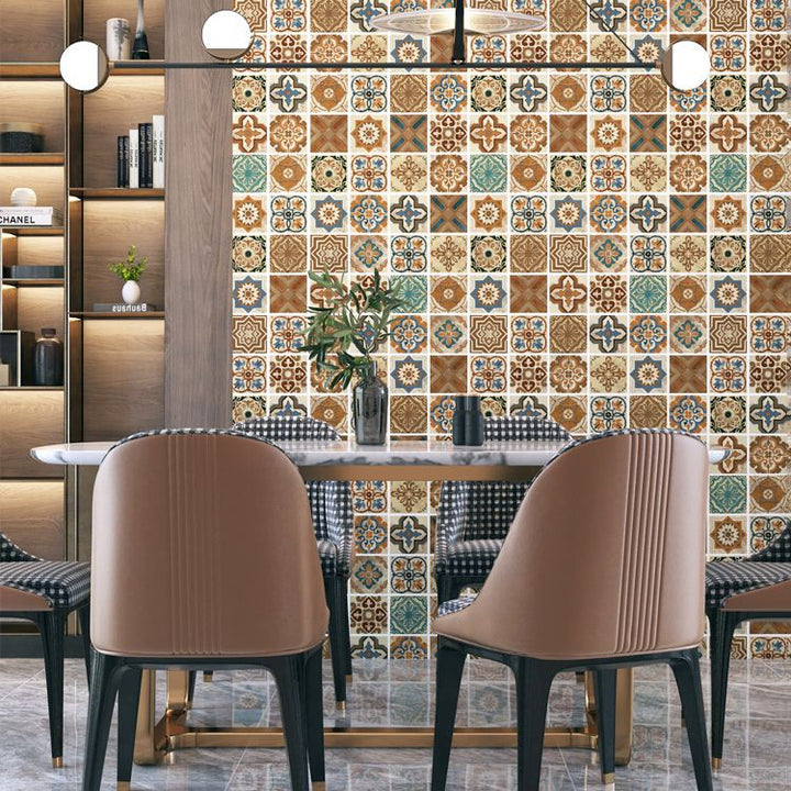 BowLift | Multi-Tonal Style Vinyl Plank Flooring Peel and Stick Porcelain Tile Look PVC Flooring