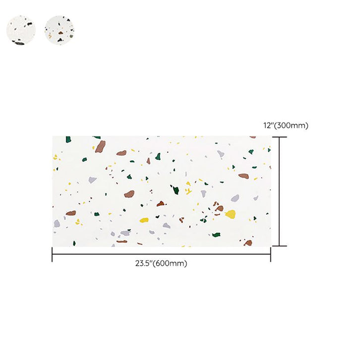BowLift | Polygon Peel and Stick Back Wall Tile PVC Smooth Peel and Stick Tile for Kitchen