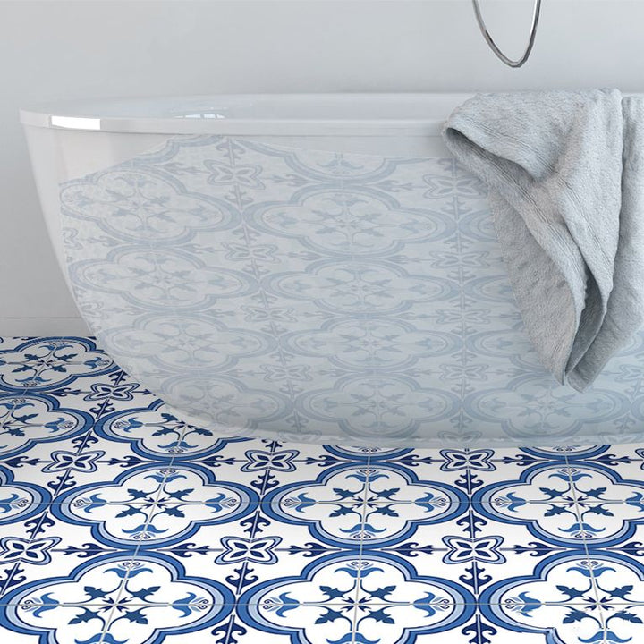BowLift | Peel and Stick Vinyl Flooring Porcelain Tile Look Vinyl Flooring